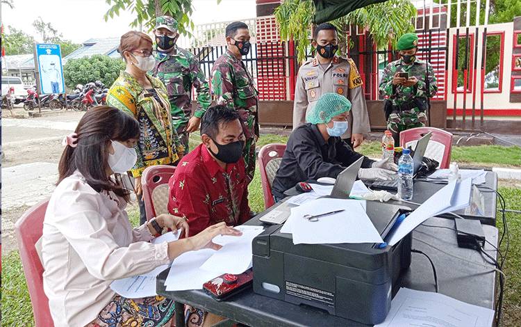 Polres Barito Timur dan Kodim 1012 Buntok Buka Sentra Vaksinasi untuk Dukung 1 Juta Vaksin per Hari