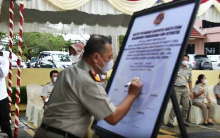 Pemkab Barito Utara Apresiasi Pencanganan Zona Integritas Menuju WBK dan WBBM BPN