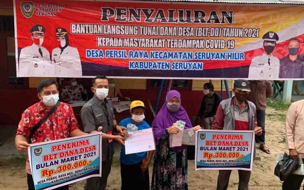 Warga Terdampak Covid-19 di Desa Persil Raya Kembali Memperoleh BLT-DD