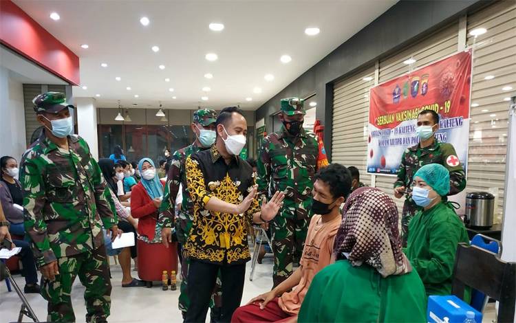 Pemko Palangka Raya Gencar Vaksinasi Cegah Varian Delta