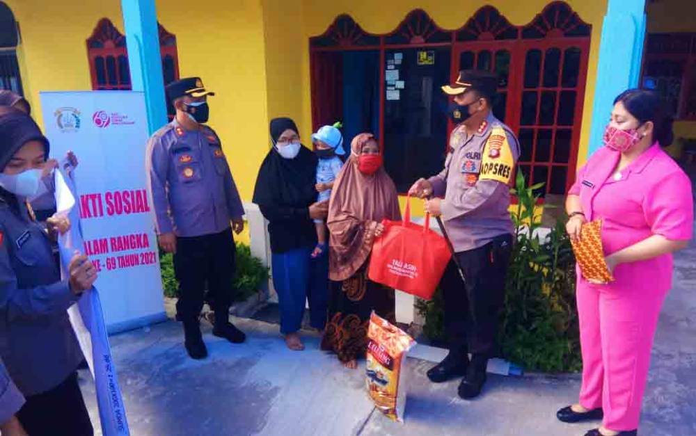 Polresta Palangka Raya Anjangsana ke Pensiunan