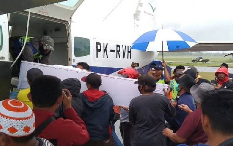 Jenazah Korban Penembakan KKB Dievakuasi ke Merauke
