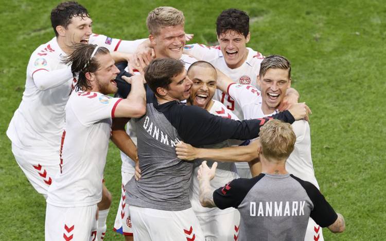 Dolberg yang Mempesona Akhiri Riwayat Wales di Kandang Lama