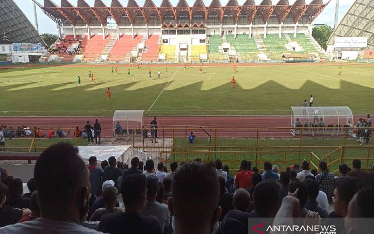 Laga Persiraja Lawan PSMS Medan Dihentikan karena Penonton Membludak