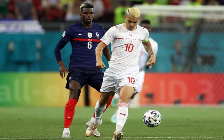 Xhaka Star of the Match Sesumbar Swiss Telah Torehkan Sejarah