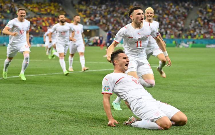 Swiss Paksa Prancis Lanjut ke Babak Perpanjangan Waktu