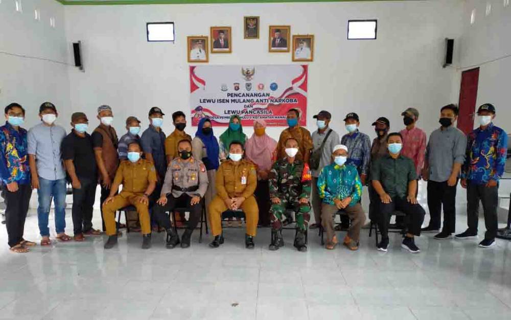Desa Pembuang Hulu II Dicanangkan Sebagai Lewu Isen Mulang Anti Narkoba dan Pancasila