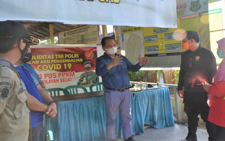 Pelaksanaan PPKM Mikro Berperan Turunkan Penyebaran Covid-19 di Kapuas