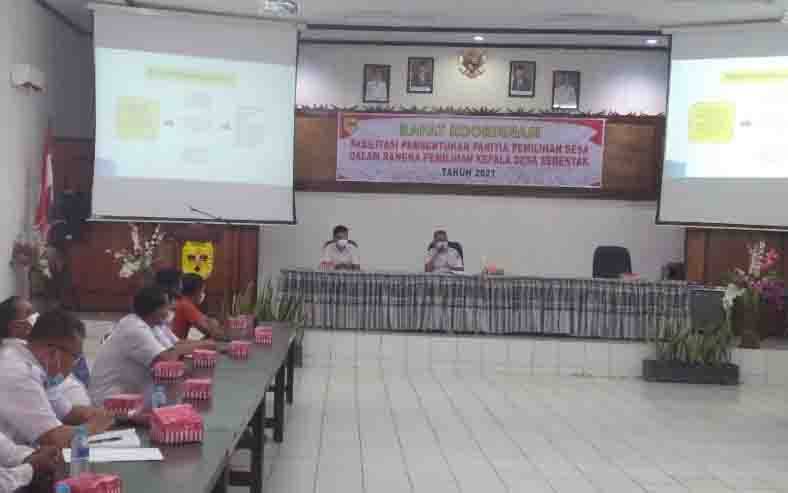 Setiap Tahapan Pilkades Serentak di Kabupaten Gunung Mas Terapkan Protokol Kesehatan