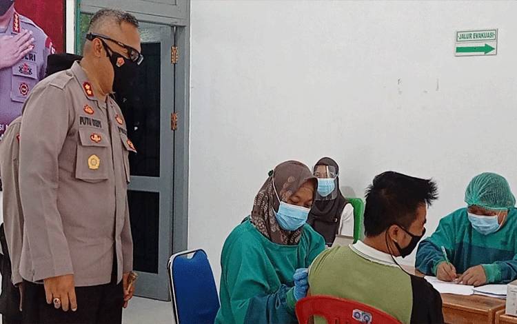 Polres Sukamara Buka Gerai Vaksin Presisi