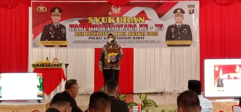 Momentum HUT Bhayangkara, ini Kata Bupati Kobar