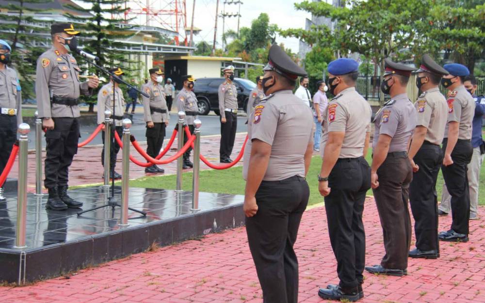 25 Personel Polres Kapuas Terima Kenaikan Pangkat, ini Pesan Kapolres