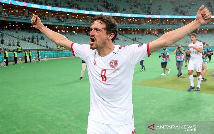 Thomas Delaney Jadi Star of the Match Pertandingan Denmark vs Ceko