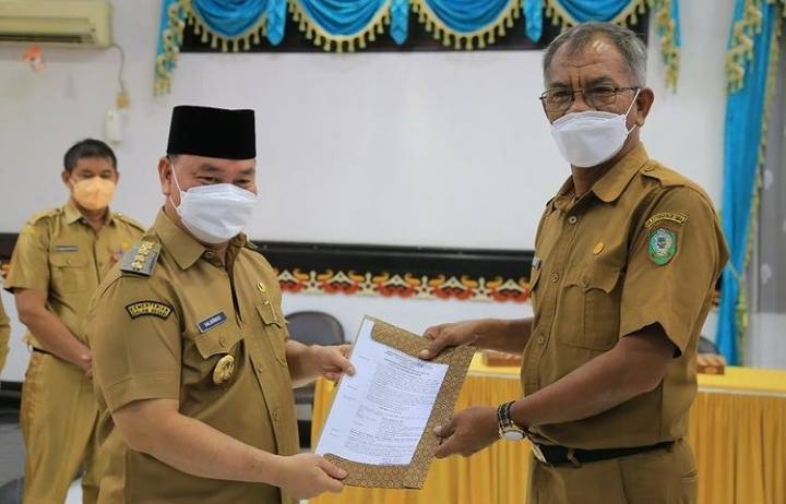 Sanggul Lumban Gaol Kembali Jabat Kepala DLH, Plt Direktur RSUD dr Murjani Sampit Juga Diganti oleh ini