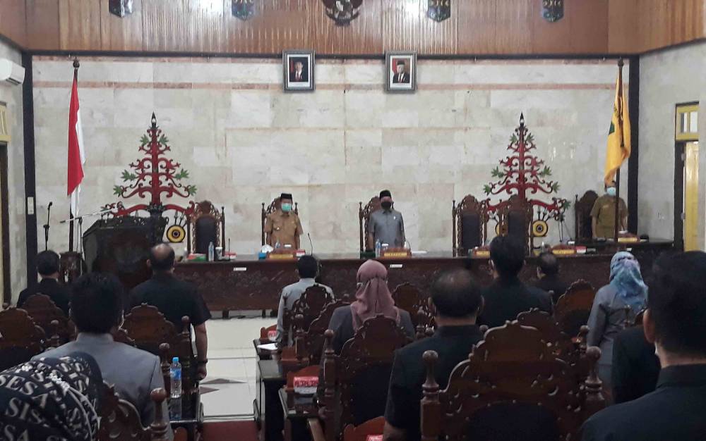 DPRD Kapuas Gelar Rapat Paripurna Penyampaian 2 Raperda