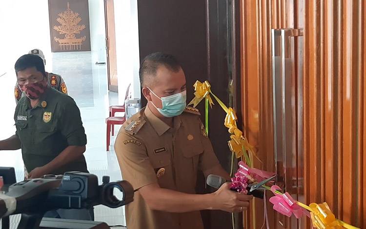 Bupati Gunung Mas Resmikan Gedung Christian Center Kalawa Kuala Kurun