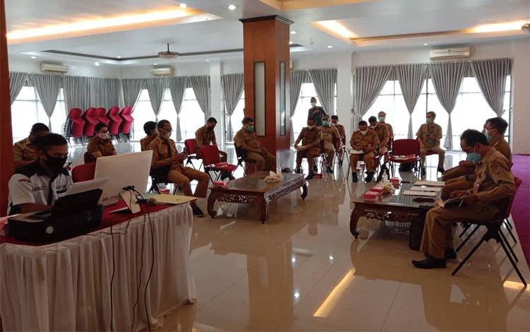 Pemkab Murung Raya Rakor Bahas Permohonan Hibah Mako Brimob
