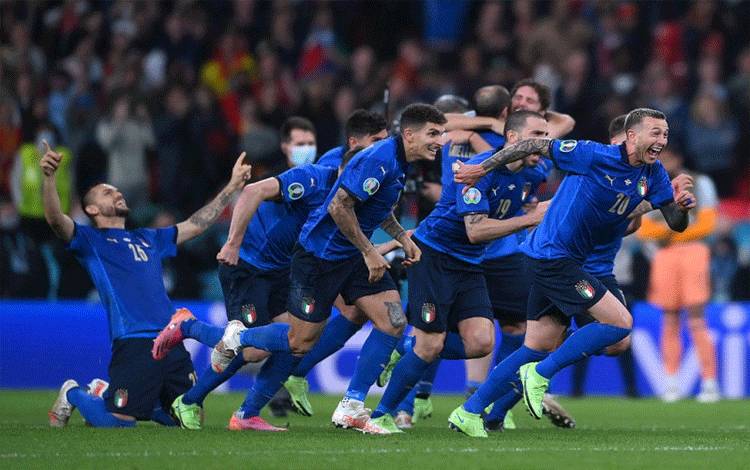 Italia ke Final Euro 2020 Setelah Menang Adu Penalti