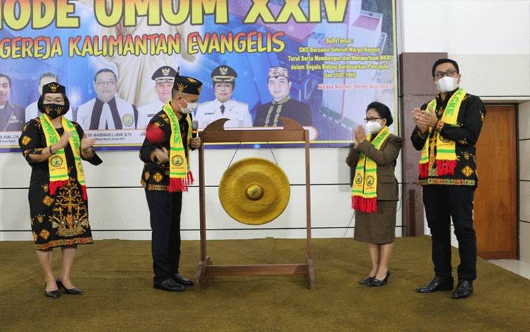 Ini Harapan Bupati Gunung Mas terhadap Sinode Umum Gereja Kalimantan Evangelis