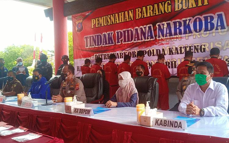 Peredaran Narkoba di Kalteng di Tengah Pandemi kian Marak