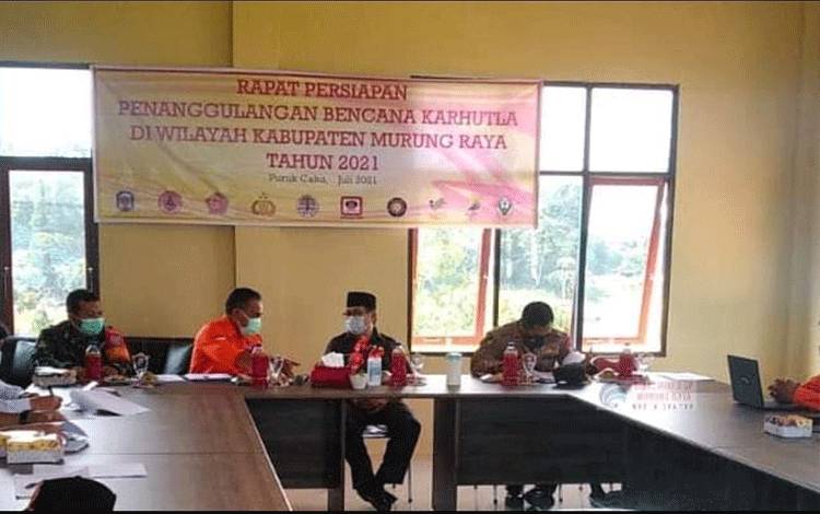 Wabup Murung Raya Mantapkan Koordinasi Antisipasi Karhutla