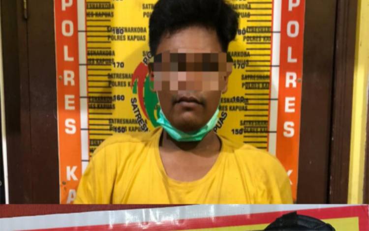 Lagi, Satresnarkoba Polres Kapuas Amankan Seorang Budak Sabu Disebuah Barak