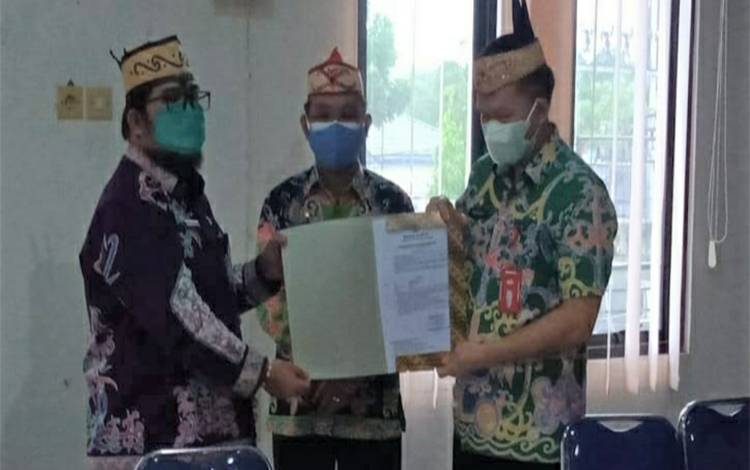 Jabatan Plt Kepala Dinas PMPTSP Kapuas Telah Diserahterimakan, Ini Pesan Sekda