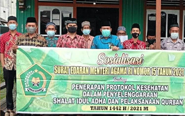 Kemenag Kapuas Sosialisasikan SE Menag Terkait Pelaksanaan Salat Idul Adha di Dua Kecamatan Ini