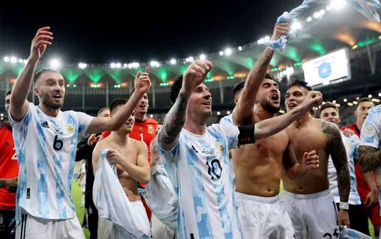 Kalahkan Brazil 1-0, Argentina Juara Copa America 2021