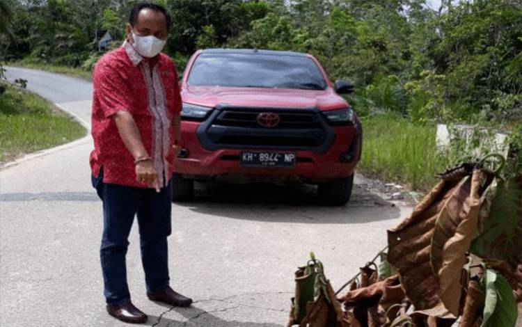 Anggota DPRD Katingan Ini Soroti Kerusakan Jembatan Sei Saki