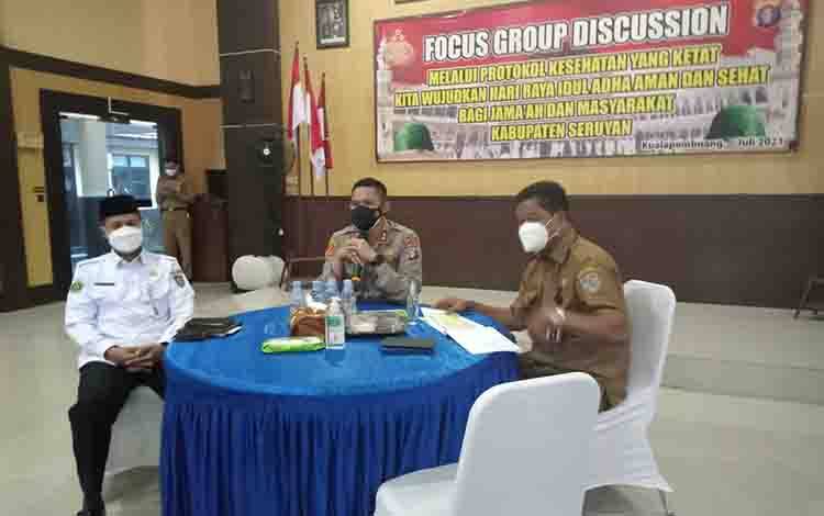 Jelang Idul Adha, Polres Seruyan Gelar Focus Grup Discusion