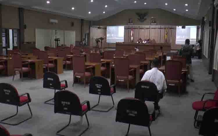 Rapat Paripurna di DPRD Kotim Dilakukan Secara Virtual