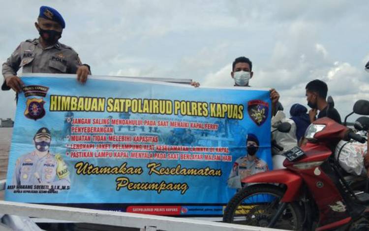 Polisi Imbau Nahkoda Feri Penyeberangan Selalu Utamakan Keselamatan