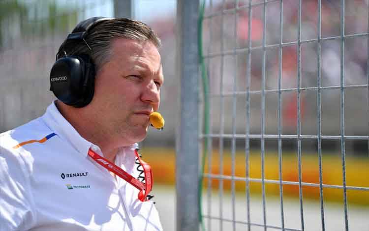 CEO McLaren Zak Brown Positif Covid-19 Jelang GP Inggris