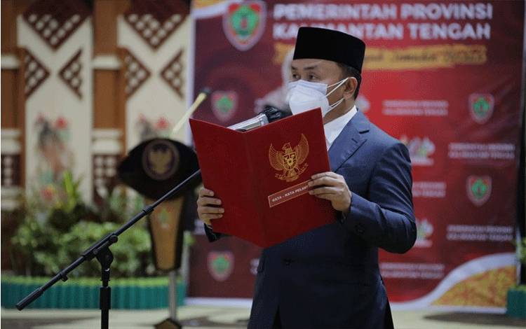 Gubernur Kalteng Ingatkan Taty untuk Kerja Profesional Penuh Integritas