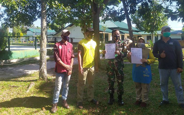 Korem 102 Panju Panjung Terima 2 Sapi Kurban dari H Abdul Rasyid
