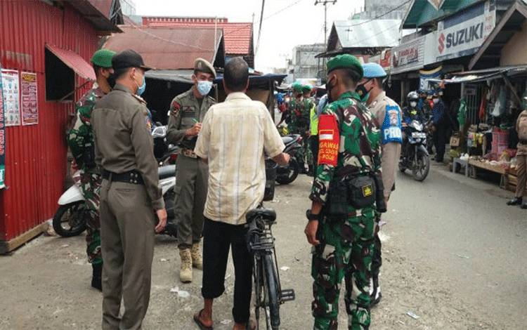 Tim Gabungan di Kapuas Terus Optimalkan Operasi Yustisi Cegah Covid-19