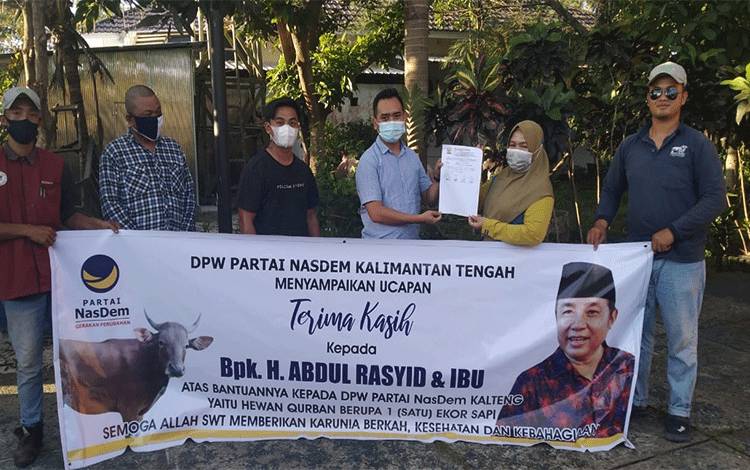 Distribusi Sapi Kurban H Abdul Rasyid di Palangka Raya Tuntas