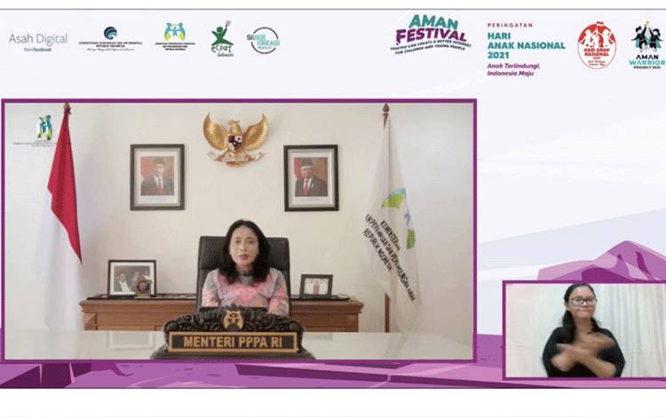 Menteri PPPA Ingatkan Anak Indonesia Gunakan Medsos Secara Bijaksana