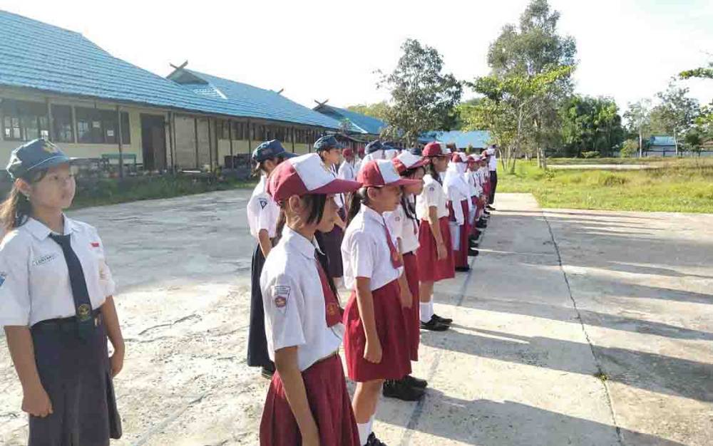 SMPN 2 Kahayan Hilir Terima 56 Siswa Baru