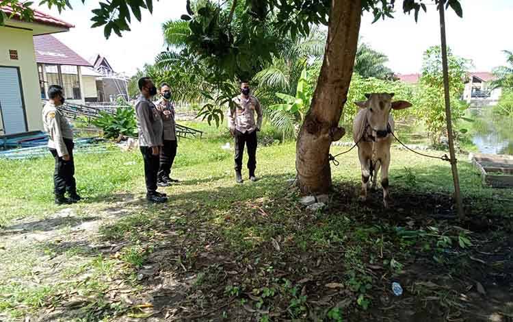 Kapolres Seruyan Cek Persiapan Salat Idul Adha di Lingkungan Polres Seruyan