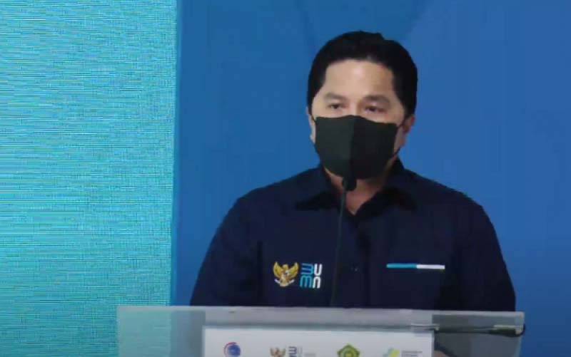 Resmikan RS Darurat, Erick Ingin Rakyat Sembuh dari Covid-19