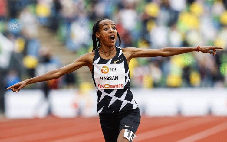 Sifan Hassan Bersiap Dominasi 3 Nomor Lari Olimpiade Tokyo