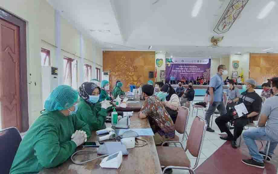 Sektor Jasa Keuangan Kalteng Laksanakan Vaksinasi Percepat Herd Immunity