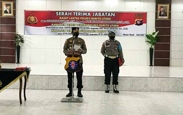 Kasat Lantas dan 2 Kapolsek di Barito Utara Berganti