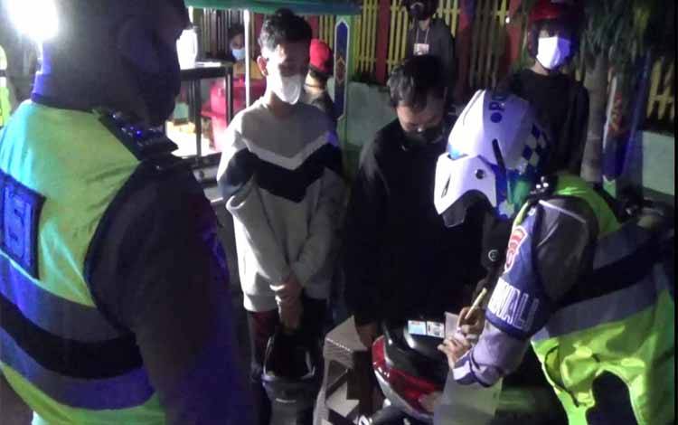 Sejumlah Kendaraan Ditilang karena akan Balapan Liar di Jalan Kota Sampit
