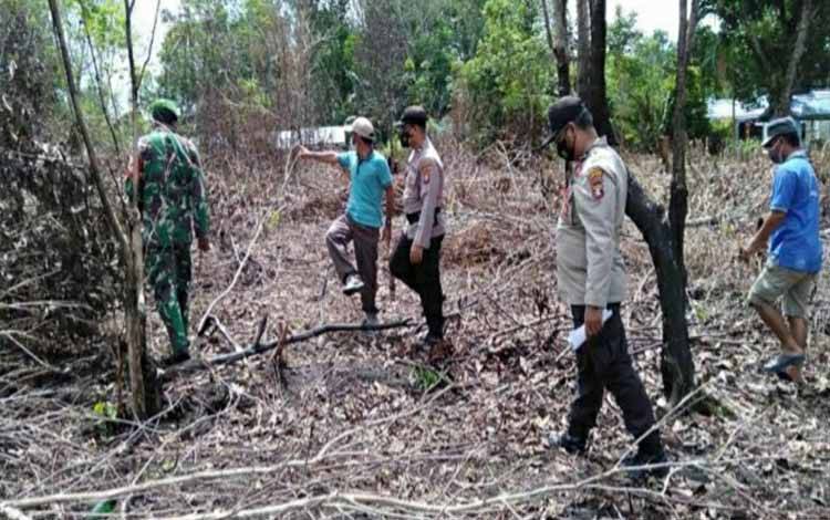 Polsek Timpah dan Koramil Lakukan Patroli Terpadu Cegah Karhutla