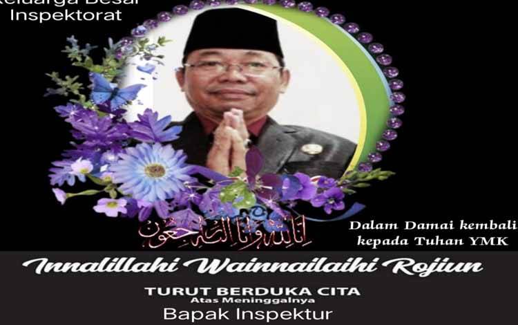 Inspektur Palangka Raya Meninggal karena Covid-19