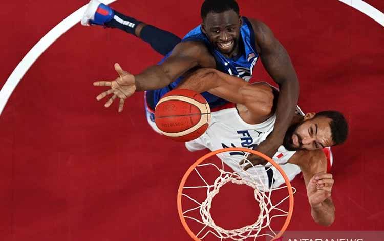 Amerika Dipecundangi Prancis Tutup Hari Pertama Basket Putra