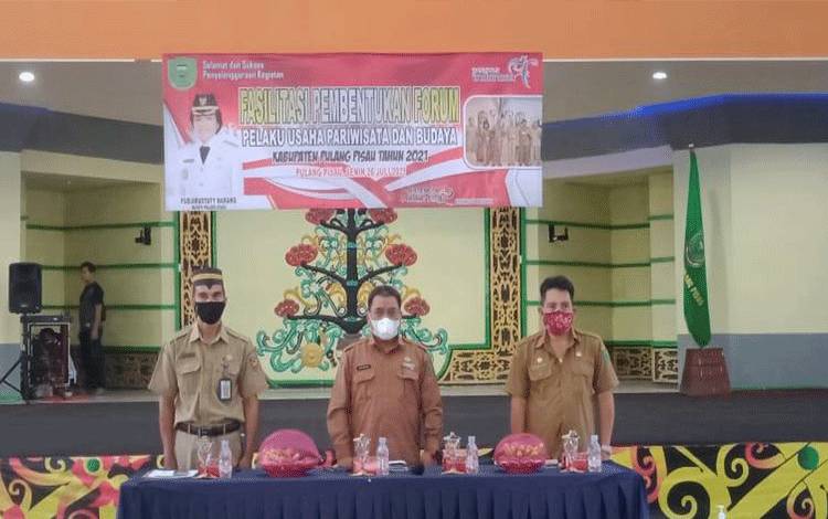 Disbudpar Pulang Pisau Fasilitasi Pembentukan Forum Pelaku Usaha Pariwisata dan Budaya
